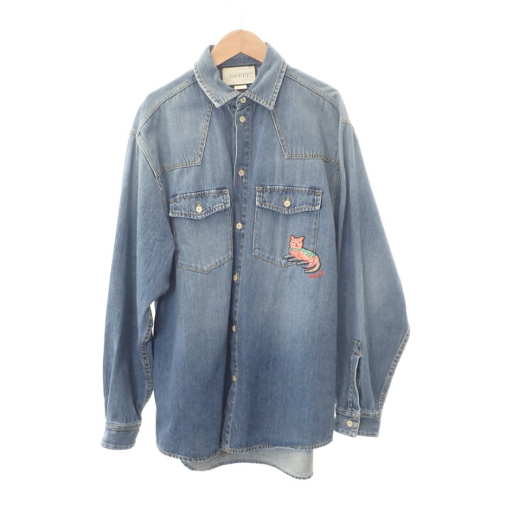 GUCCI グッチ デニムシャツ 