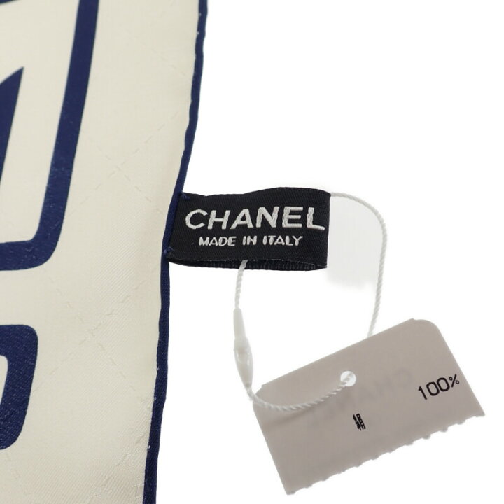 楽天市場】【中古】【Sランク】CHANEL シャネル アイコン柄 スカーフ 