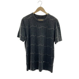 【中古】【Aランク】LOUIS VUITTON ルイヴィトン クリストファー・ネメス コラボ Tシャツ サイズL コットン ウール グレー【ISEYA】