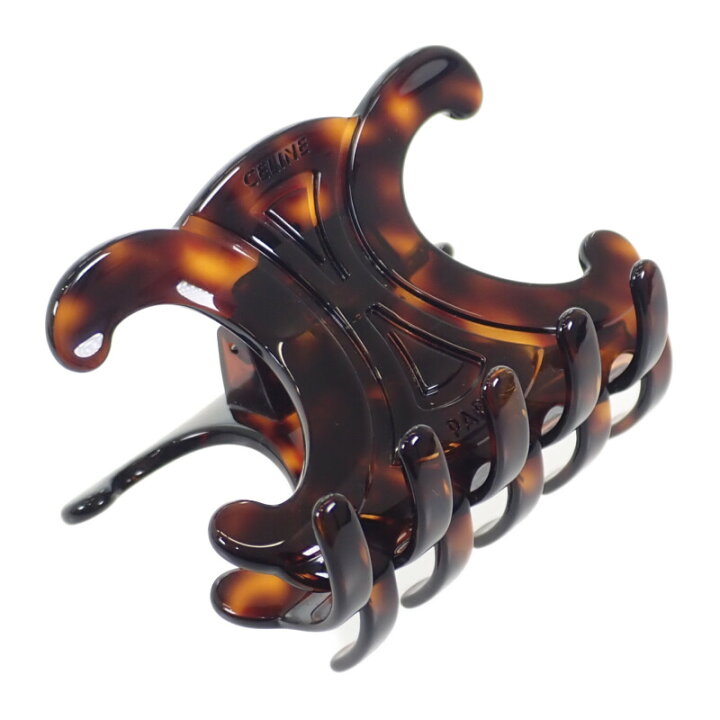 楽天市場】【中古】セリーヌ CELINE ラージヘアクロー ヘアクリップ  