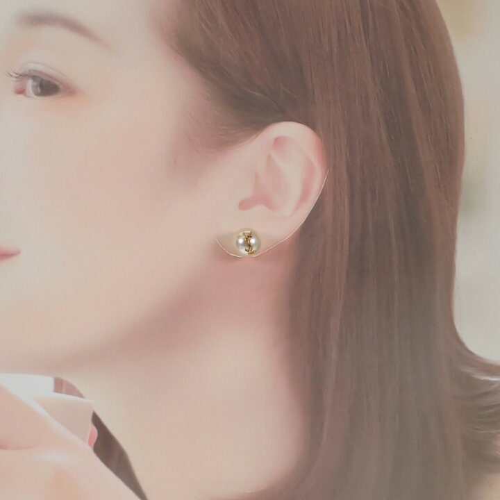 1282美品 イヴサンローラン ヴィンテージ品 イヤリング 大ぶりフェイク  