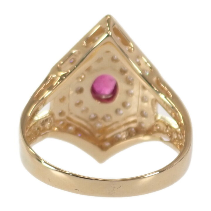 楽天市場】【中古】 K18YG デザインジュエリー リング 指輪 K18  