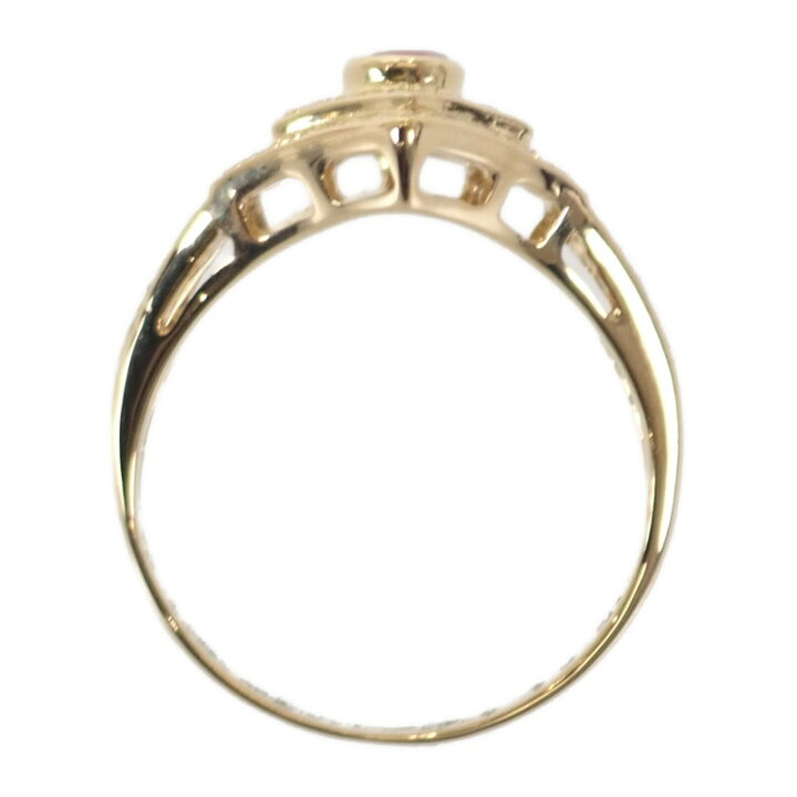 楽天市場】【中古】 K18YG デザインジュエリー リング 指輪 K18  