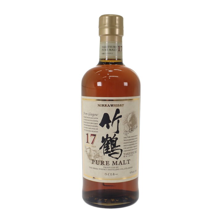 楽天市場】NIKKA ニッカ 竹鶴17年 ピュアモルト お酒 アルコール 700ml 
