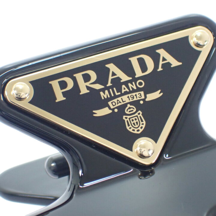 楽天市場】【中古】プラダ PRADA メタルクロウクリップ  