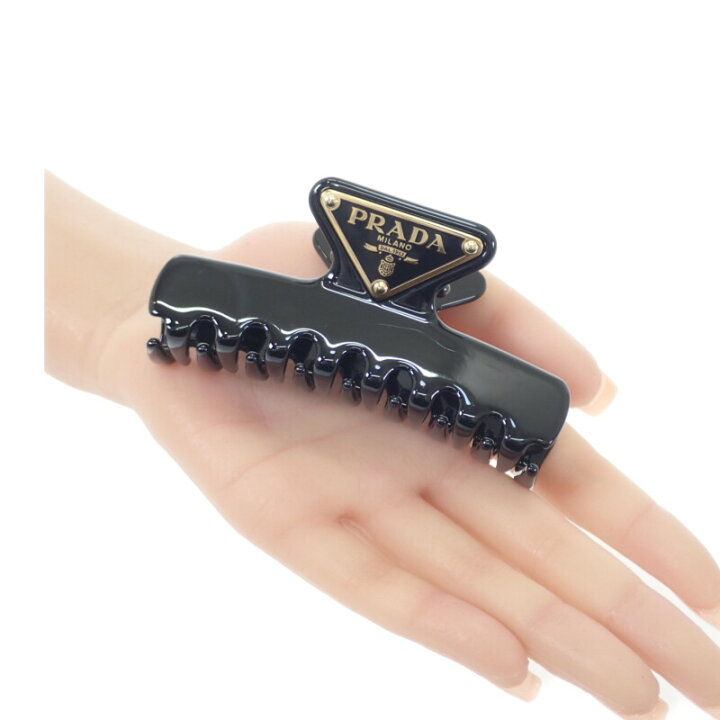 楽天市場】【中古】プラダ PRADA メタルクロウクリップ  