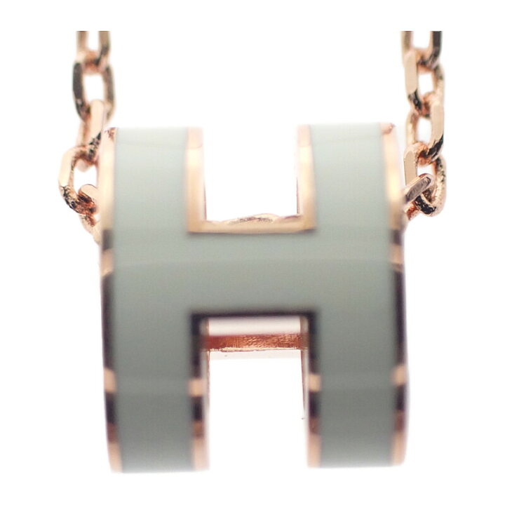 楽天市場】エルメス HERMES ミニ ポップ H ペンダント アッシュ  