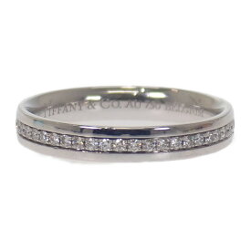 ティファニー TIFFANY&Co. メトロ フルサークル フルエタニティ 9号 リング 指輪 K18WG ホワイトゴールド ダイヤモンド レディース 人気 美品 ギフト【中古】【Aランク】