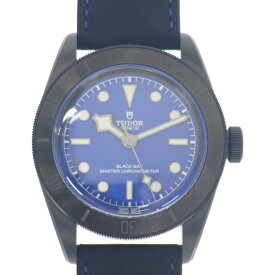 チューダー TUDOR ブラックベイ セラミック M79210CNUー0007 腕時計 セラミック ラバー 自動巻き ブルー文字盤 メンズ 未使用 ギフト ビジネス カジュアル【中古】【Sランク】