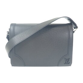 ルイヴィトン LOUIS VUITTON ニュー・フラップ M30807 ショルダーバッグ メッセンジャーバッグ タイガ ノワール ブラック 黒 メンズ 美品 ギフト 通勤 ビジネス【中古】【ABランク】