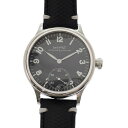 EBERHARD エベラール トラベルセトロ ヴィトレ 21120.18 CP 腕時計 ステンレススチール 手巻き ブラック文字盤 ラバー メンズ【中古】【Aランク】