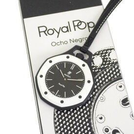 スウォッチ Swatch AUDEMARS PIGUET オーデマ・ピゲ AP コラボ SSX03W101N 懐中時計 セラミック カーフ OCHO NEGRO 手巻き ブラック文字盤 メンズ【中古】【Sランク】
