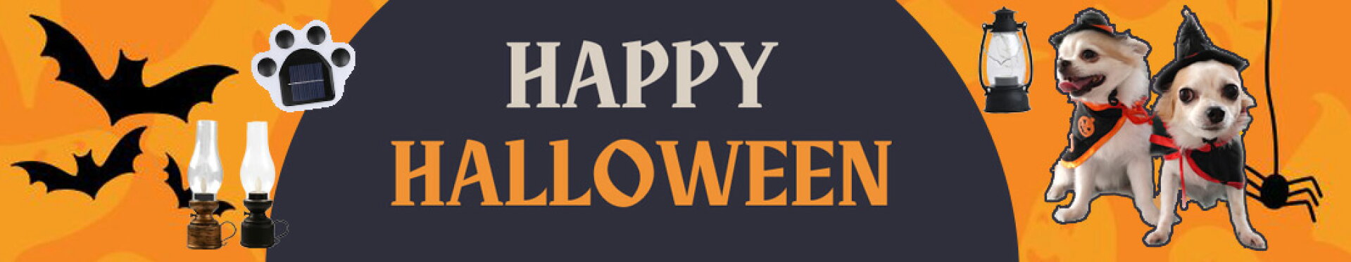ハロウィン特集の入り口バナー