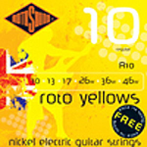 ROTOSOUND / R10 ROTO YELLOWS Regular 10-46 エレキギター弦【渋谷店】