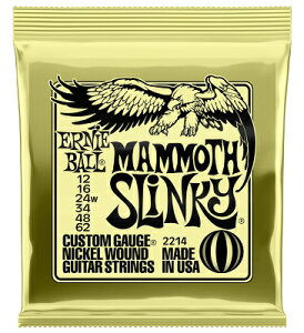 ERNIE BALL / 2214 MAMMOTH SLINKY Nickel Wound Electric Guitar Strings 12-62�y�r�ܓX�z