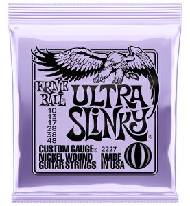 ERNiE BALL / #2227 ULTRA SLINKY Nickel Wound Electric Guitar Strings 10-48�y�r�ܓX�z