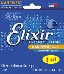 Elixir / NANOWEB with ANTI-RUST #12027 Custom Light 09-46 2set GLM^[ imEFu GNT[