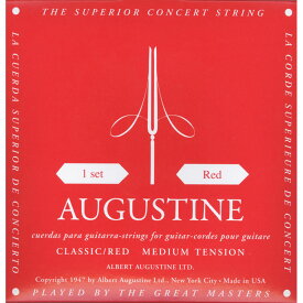 AUGUSTINE / Classic Red Regular Trebles Medium Tension Basses 28-42.5