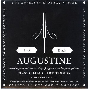 AUGUSTINE / Classic Black Regular Trebles Low Tension Basses 28-43.5 �y�����X�z