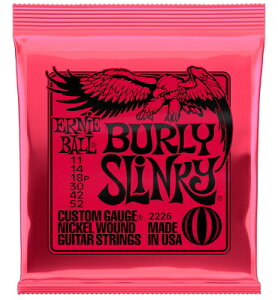 ERNiE BALL / #2226 BURLY SLINKY Nickel wound Electric Guitar Strings 11-52�y���l�X�z