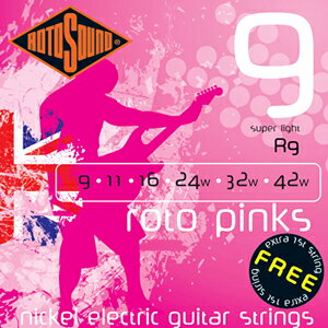 ROTOSOUND / R9 ROTO PINKS Super Light 09-42 エレキギター弦【渋谷店】