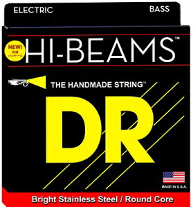 DR / HI-BEAM DR-MR5-45 ROUND CORE STEINLESS STEEL WOUND 45-125 Long Scale 5STRING MEDIUM 5���x�[�X�p
