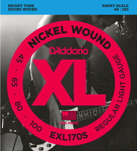 D'Addario / EXL170S Regular Light 45-100 Short Scale �G���L�x�[�X�� �V���[�g�X�P�[�� �y�����X�z