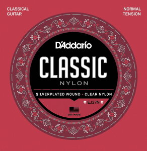 D'Addario / Classic Guitar Student Classic EJ27N Normal Tension 28-43 NVbNM^[yaJXz