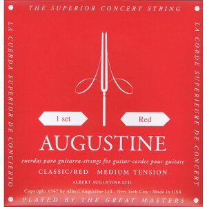 AUGUSTINE / Classic Red Regular Trebles Medium Tension Basses 28-42.5 �y�����X�z