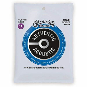 Martin / MA535 Authentic Acoustic Superior Performance ARM Phospher Bronze [Custom Light .011-.052]ylXz