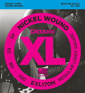 D'Addario / EXL170M Regular Light 45-100 Medium Scale x[XyrܓXz