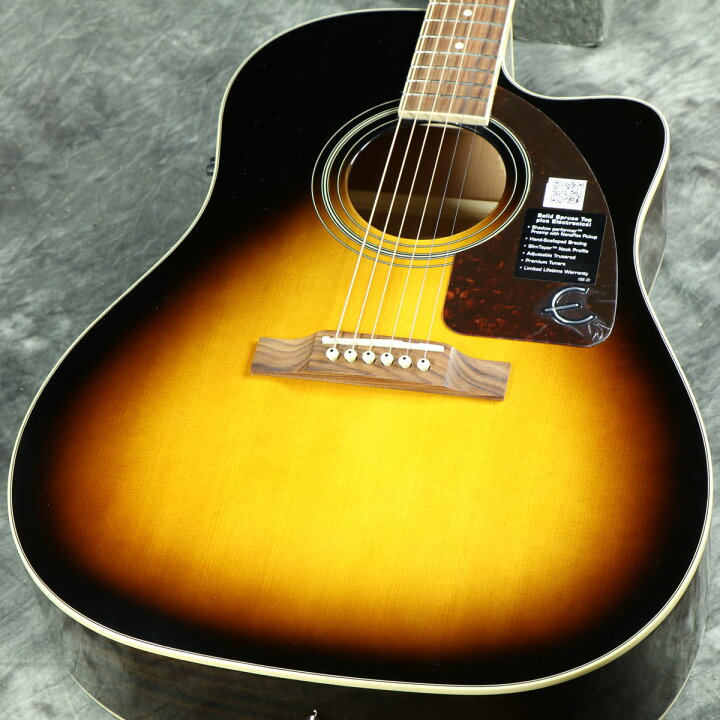 楽天市場】Epiphone / J-45EC Studio Vintage Sunburst (VS) (AJ 