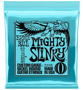 ERNIE BALL / 2228 MIGHTY SLINKY Nickel Wound Electric Guitar Strings 8.5-40 �y�����X�z