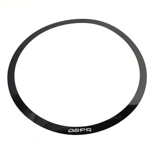 ASPR / Effect Ring ERBK14 Black/Silverlogo 36mm �A�T�v�� �����O�~���[�g �u���b�N