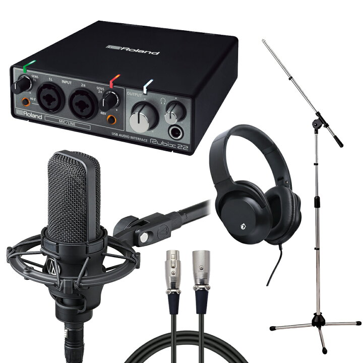 楽天市場】Roland Rubix22 × audio-technica AT4040 【レコーディング 