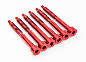 FU-TONE / Titanium String Lock Screw Set 6�Z�b�g RED�y�t���C�h���[�Y�E�A�b�v�O���[�h�E�p�[�c�z�y�����񂹏��i�z�y�a�J�X�z