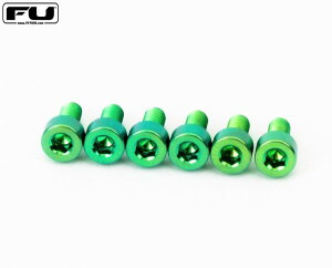 FU-TONE / Titanium Saddle Mounting Screw Set 6Zbg GREENytCh[YEAbvO[hEp[czy񂹏izyaJXz