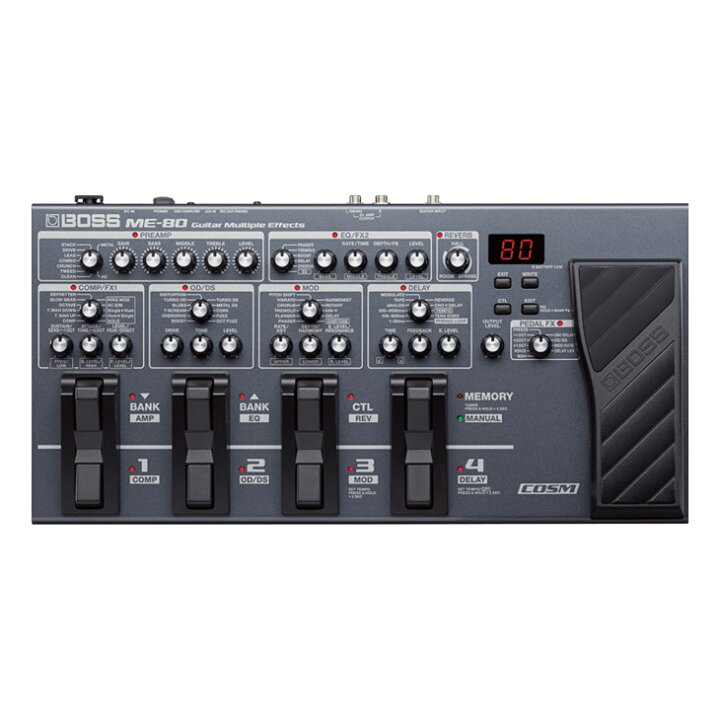 楽天市場】BOSS / ME-80 Guitar Multiple Effects マルチエフェクター 