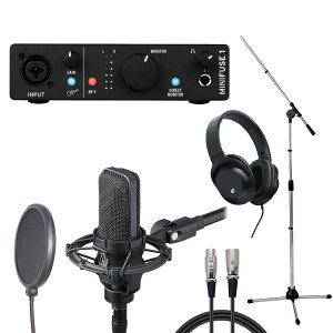Arturia MiniFuse 1 BK × audio-technica AT4040 yR[fBOZbgzy䒃m{Xz