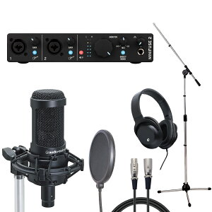 Arturia MiniFuse 2 BK × audio-technica AT2035 yR[fBOZbgzy䒃m{Xz