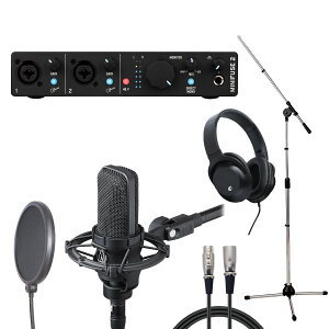 Arturia MiniFuse 2 BK × audio-technica AT4040 yR[fBOZbgzy䒃m{Xz