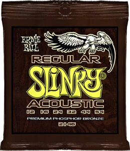 ERNIE BALL / #2146 Earthwood Medium Light Phosphor Bronze Acoustic Guitar Strings 12-54