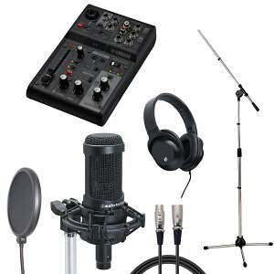 YAMAHA / AG03 MK2 BK × audio-technica AT2050 yzM/R[fBOZbgzy䒃m{Xz