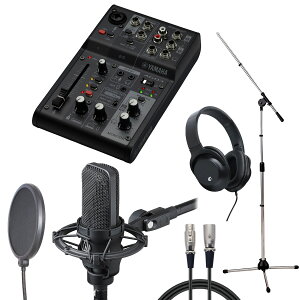 YAMAHA / AG03 MK2 BK × audio-technica AT4040 yzM/R[fBOZbgzy䒃m{Xz