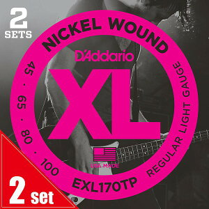 D'Addario / EXL170TP Twin Pack (2set Pack) Regular Light 45-100 Long Scale x[X ylXz