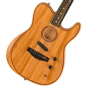 Fender / American Acoustasonic Telecaster All-Mahogany Ebony Fingerboard Natural�y�V�h�X�z�yYRK�z