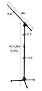 KIKUTANI キクタニ / MS-200B マイクスタンド 【横浜店】