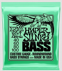 ERNiE BALL / #2841 HYPER SLINKY BASS Nickel Wound Electric Bass Strings 40-100 �y�����X�z