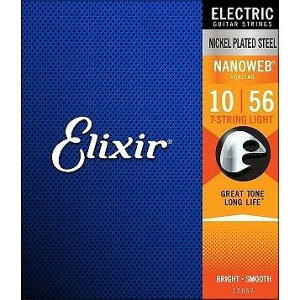 Elixir / NANOWEB with ANTI-RUST #12057 7-String Light 10-56 GLM^[ 7 imEFu GNT[yrܓXz