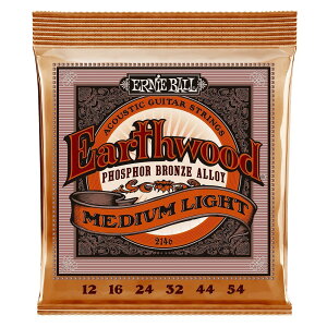 ERNIE BALL / #2146 Earthwood Medium Light Phosphor Bronze Acoustic Guitar Strings 12-54 ylXz